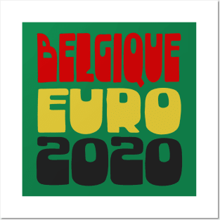 Belgique / Euro 2020 Football Fan Design Posters and Art